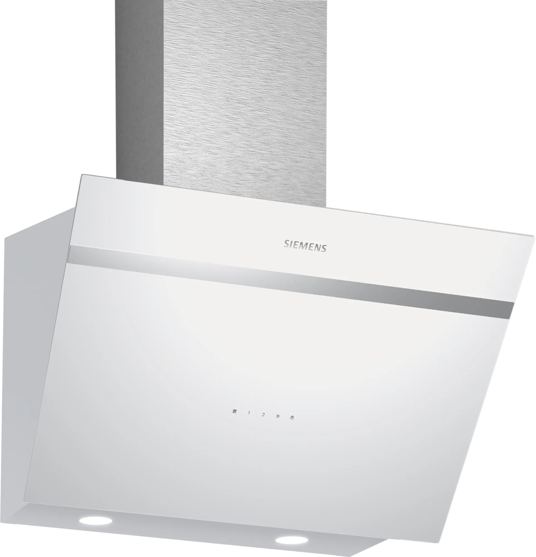 LC66KPJ20T iQ300 Duvar Tipi Davlumbaz 60 cm Beyaz Cam Yüzey