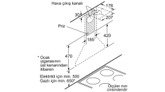 LC64PCC20T 60 cm Beyaz Davlumbaz