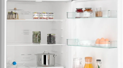 KG55NVIF1N iQ300 Alttan Donduruculu Buzdolabı 186 x 70 cm Kolay temizlenebilir Inox