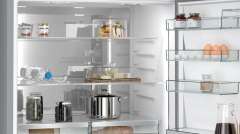 KG86PFIC0N iQ700 Alttan Donduruculu Buzdolabı 186 x 86 cm Kolay temizlenebilir Inox
