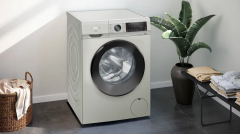 WG42A1ZXTR iQ300 Çamaşır Makinesi 9 kg 1200 dev./dak., Gümüş