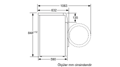 WM14UP91TR iQ500 Çamaşır Makinesi 9 kg 1400 dev./dak.