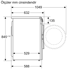 WG52A2F0TR iQ500 Çamaşır Makinesi 10 kg 1200 dev./dak.