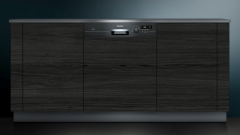 SN515B01DT iQ100 Yarı Ankastre Bulaşık Makinesi 60 cm Siyah