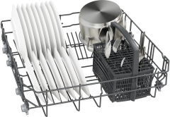 SN515B01DT iQ100 Yarı Ankastre Bulaşık Makinesi 60 cm Siyah