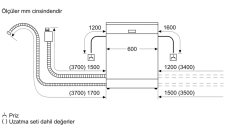 SN615X01DT iQ100 Tam Ankastre Bulaşık Makinesi 60 cm