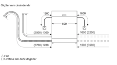 SN23HW62MT iQ500 Solo Bulaşık Makinesi 60 cm Beyaz