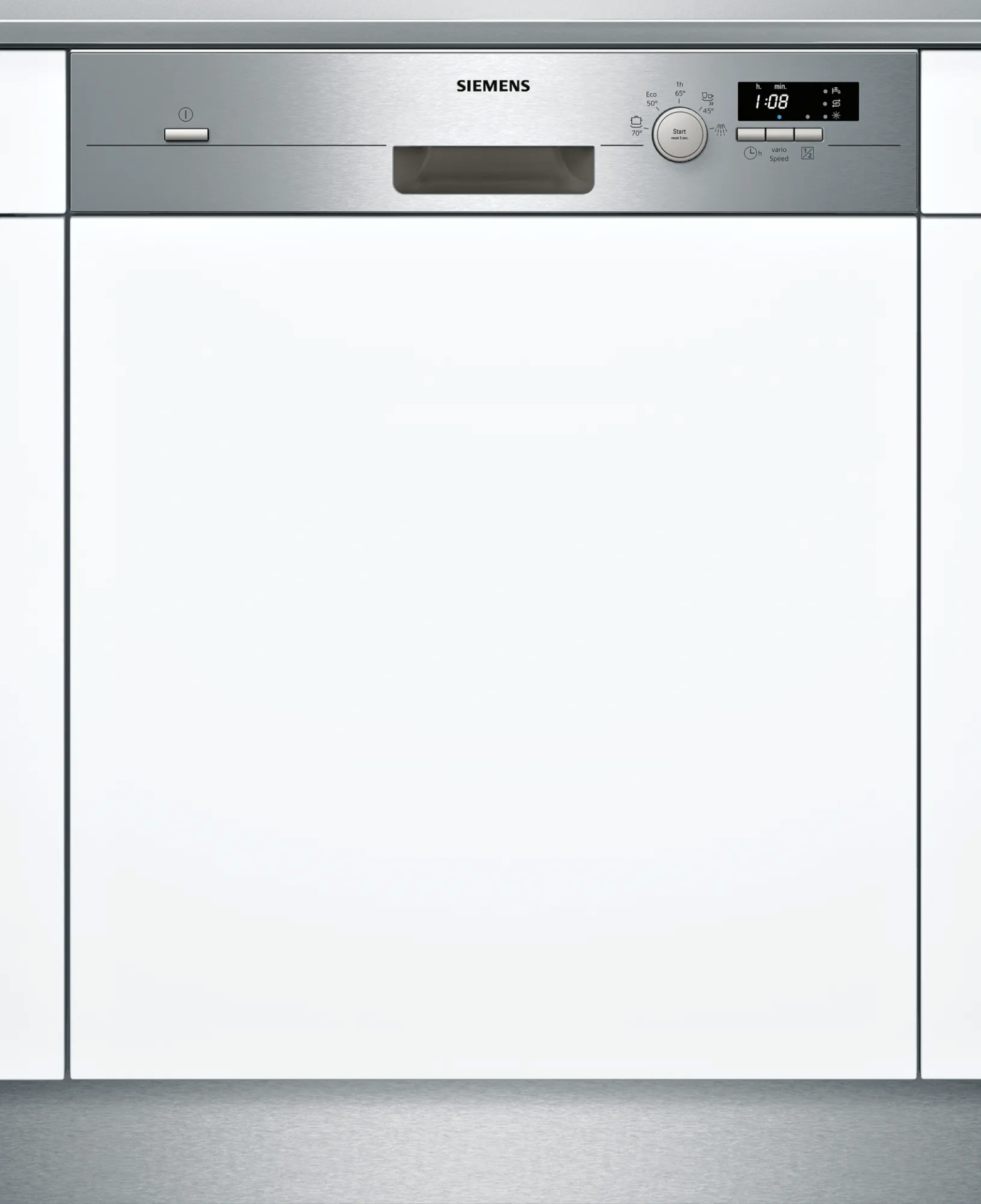 SN515S01DT iQ100 Yarı Ankastre Bulaşık Makinesi 60 cm Paslanmaz çelik
