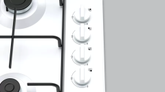 EB6C2PB82O iQ100 Gazlı Ocak 60 cm Beyaz