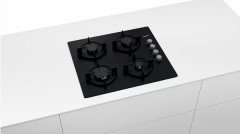 EO6C6PB11O iQ100 Gazlı Ocak 60 cm sert cam, siyah