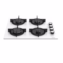 UAO 6040W0 BCY CSR1 4 Gözlü Gazlı Ankastre Cam Ocak