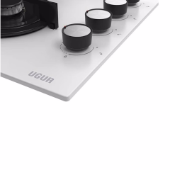 UAO 6040W0 BCY CSR1 4 Gözlü Gazlı Ankastre Cam Ocak