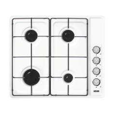 Uğur UEO 6040W0 BEY 1R1 58 cm Beyaz Ankastre Ocak