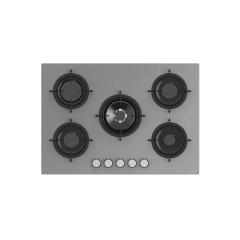 UAO 7551W4 GCO RSR1 5 Gözlü 74 cm Gazlı Ankastre Cam Ocak