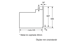 HB237JES0T iQ500 Ankastre Fırın 60 x 60 cm siyah