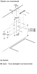 LC64KPJ60T iQ100 Duvar Tipi Davlumbaz 60 cm Siyah Cam